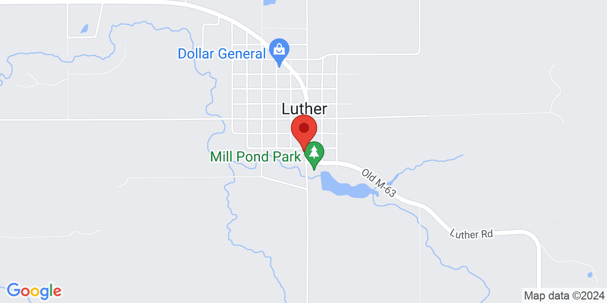 Map of Luther Area Public Library